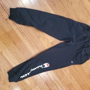 Black champion sweatpants